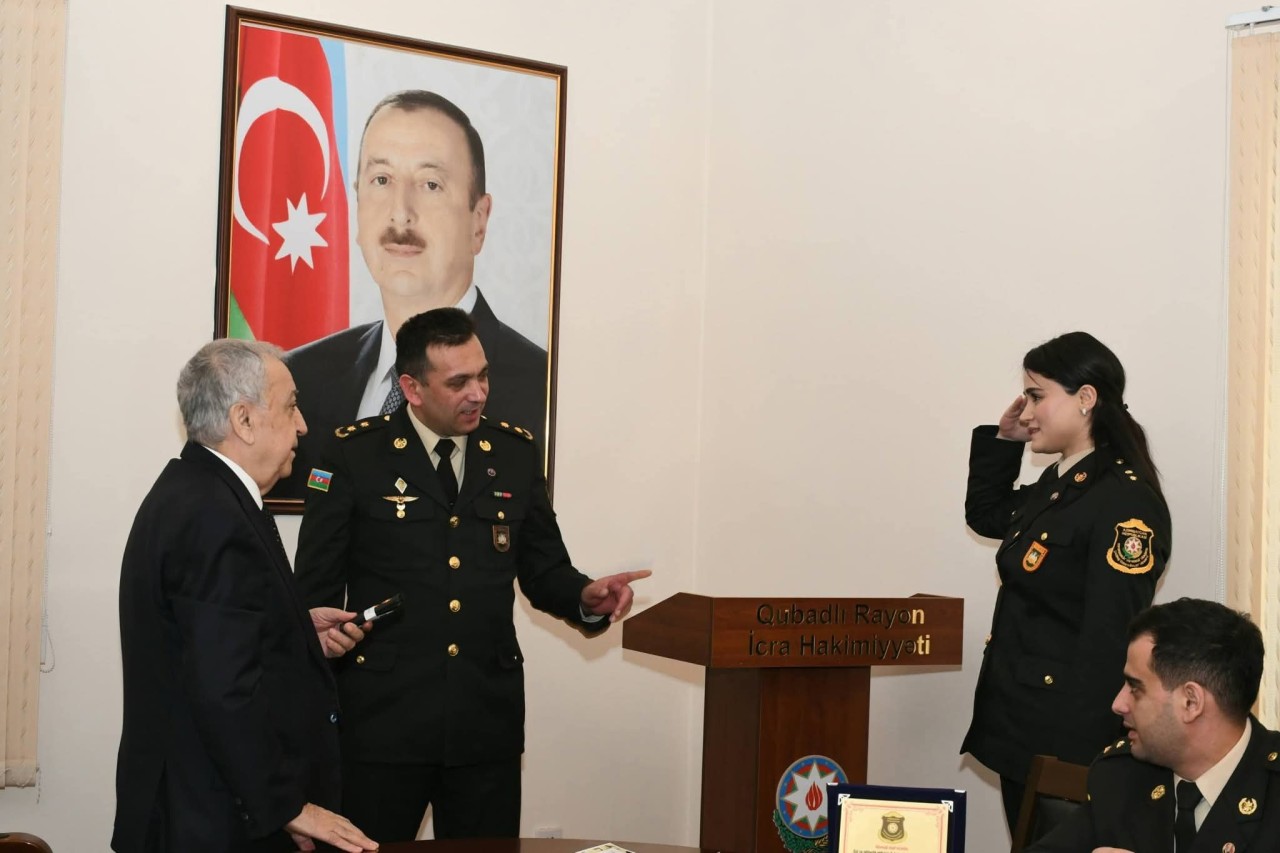 Qubadlıda SHXÇDX işçilərinin peşə bayramı qeyd olundu - FOTOLAR